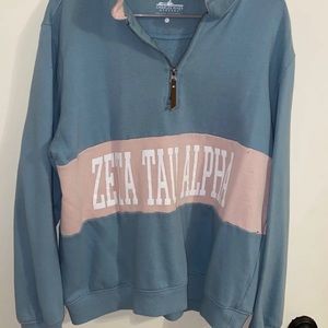 Zeta Tau Alpha Charles river quarter zip
